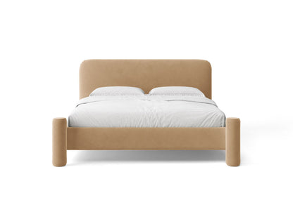 Vera — Bed (164x223x100 cm) Almond Beige (Casino Lion)