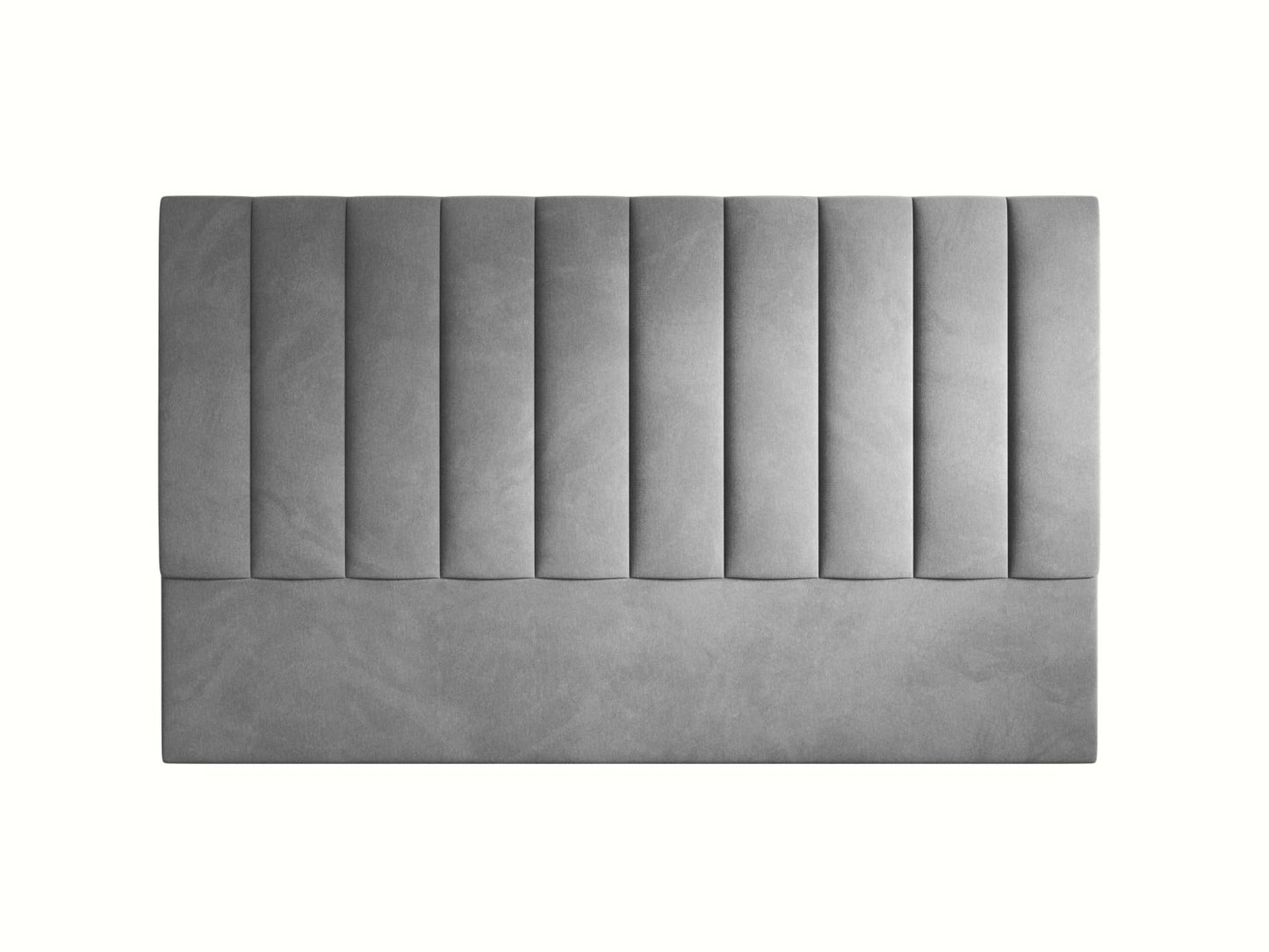 Marl — Headboard Dark Grey (Magic Velvet 2241) Black Plastic