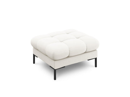 Mamaia — Pouf Light Beige (Neve 02) Black Metal Unknown