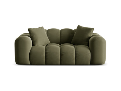 Treno — Sofa Green (Bluvel 77) Black Plastic