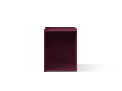 Luca — Nightstand (39.5x39.5x51.5 cm) Burgundy (Burgundy)