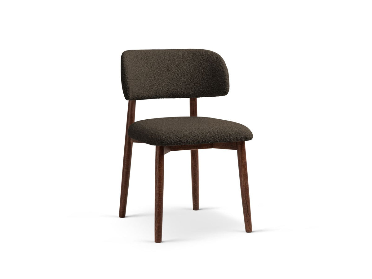 Evan — Kitchen Chair (49.5x51x77 cm) Brown (Baloo 2081) Walnut