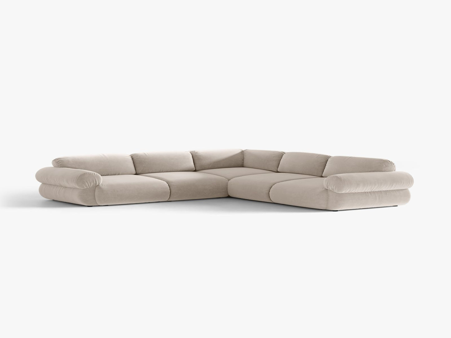 Ophelia — Corner Sofa (289x289x84 cm) Beige (Salvador 1)