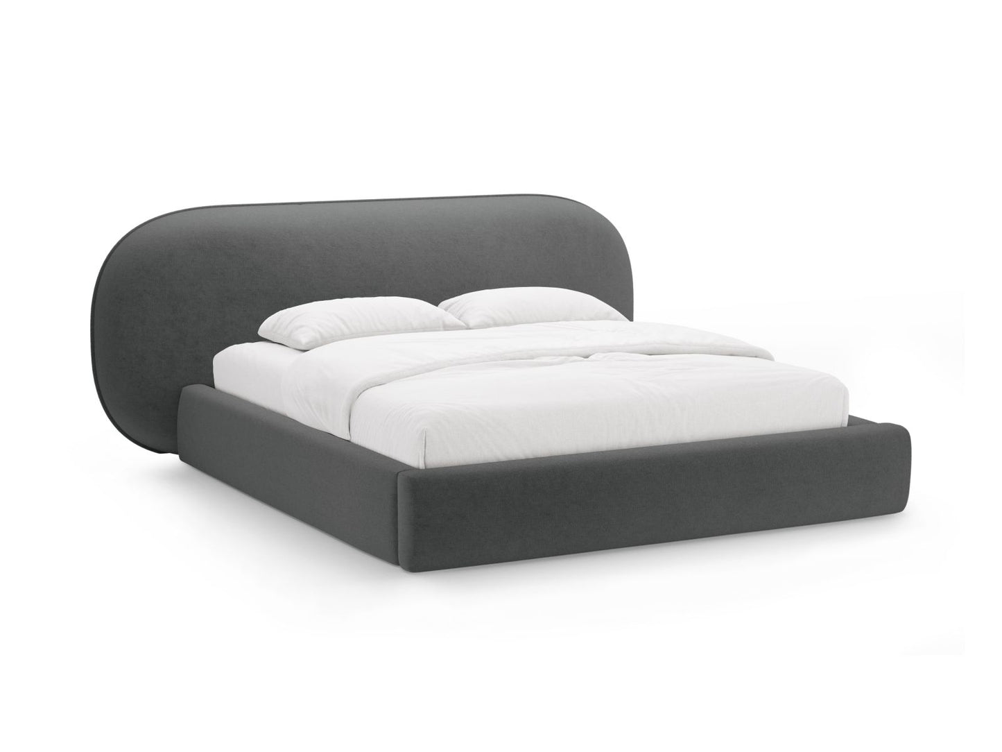 Ovalo — Bed Dark Grey (Perfect Harmony 90) Black Plastic
