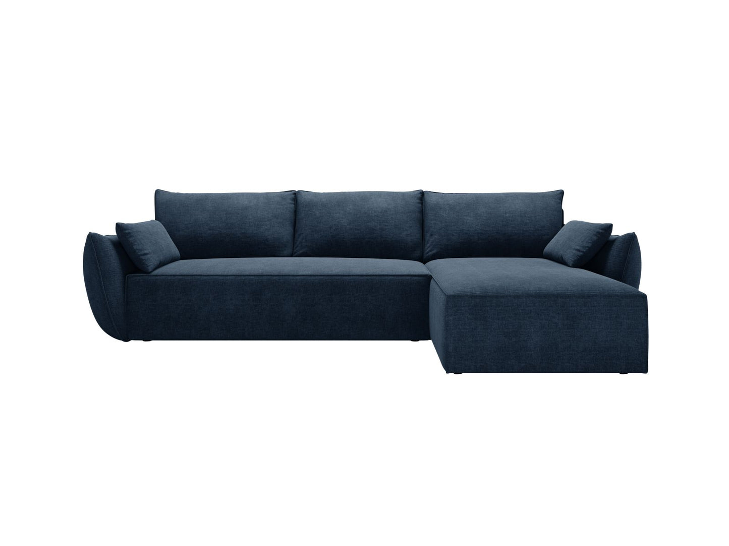 Kaelle — Corner Sofa (252x165x87 cm) Royal Blue (Over The Horizon 78) Right