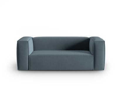 Mackay — Sofa Pastel Blue (Casino Dark Blue) Black Plastic