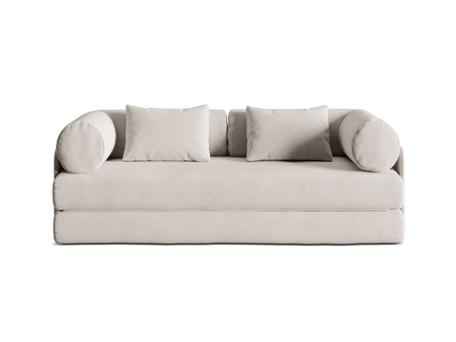 Dreamy — Sofa Beige (Salvador 1) Black Metal