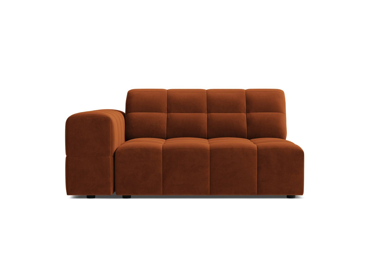 Jennifer — Modular Sofa (126x102x78 cm) Terracotta (Bluvel 4215)
