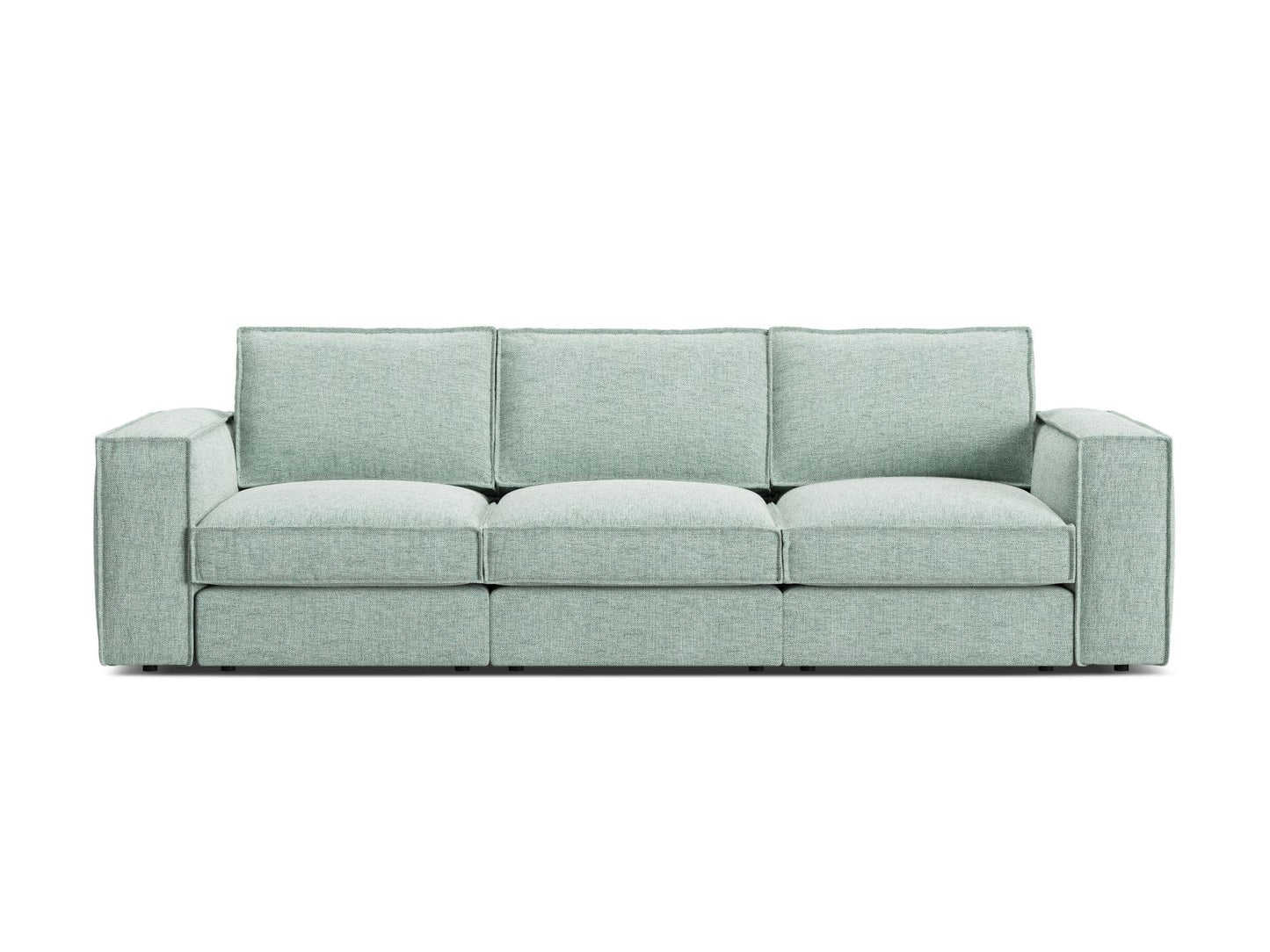 Pola — Sofa Mint (BABEL SAFIRA) Black Plastic