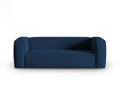 Mackay — Sofa Dark Blue (Bubble 16) Black Plastic