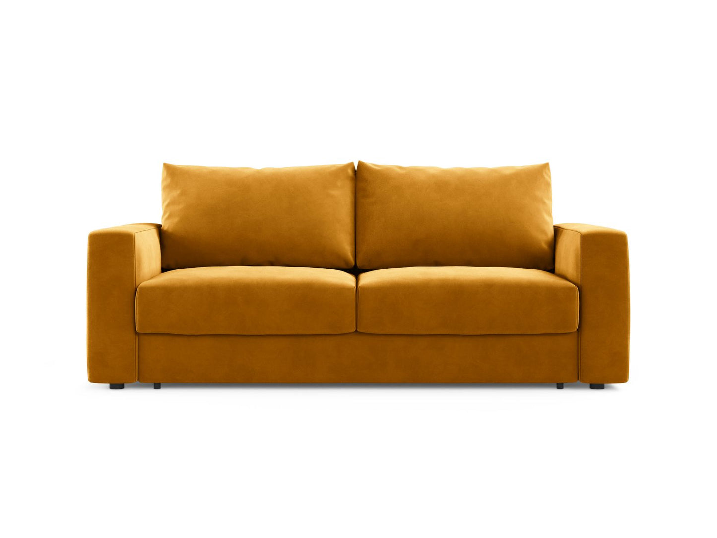 Grena — Sofa Yellow (Salvador 10) Black Plastic