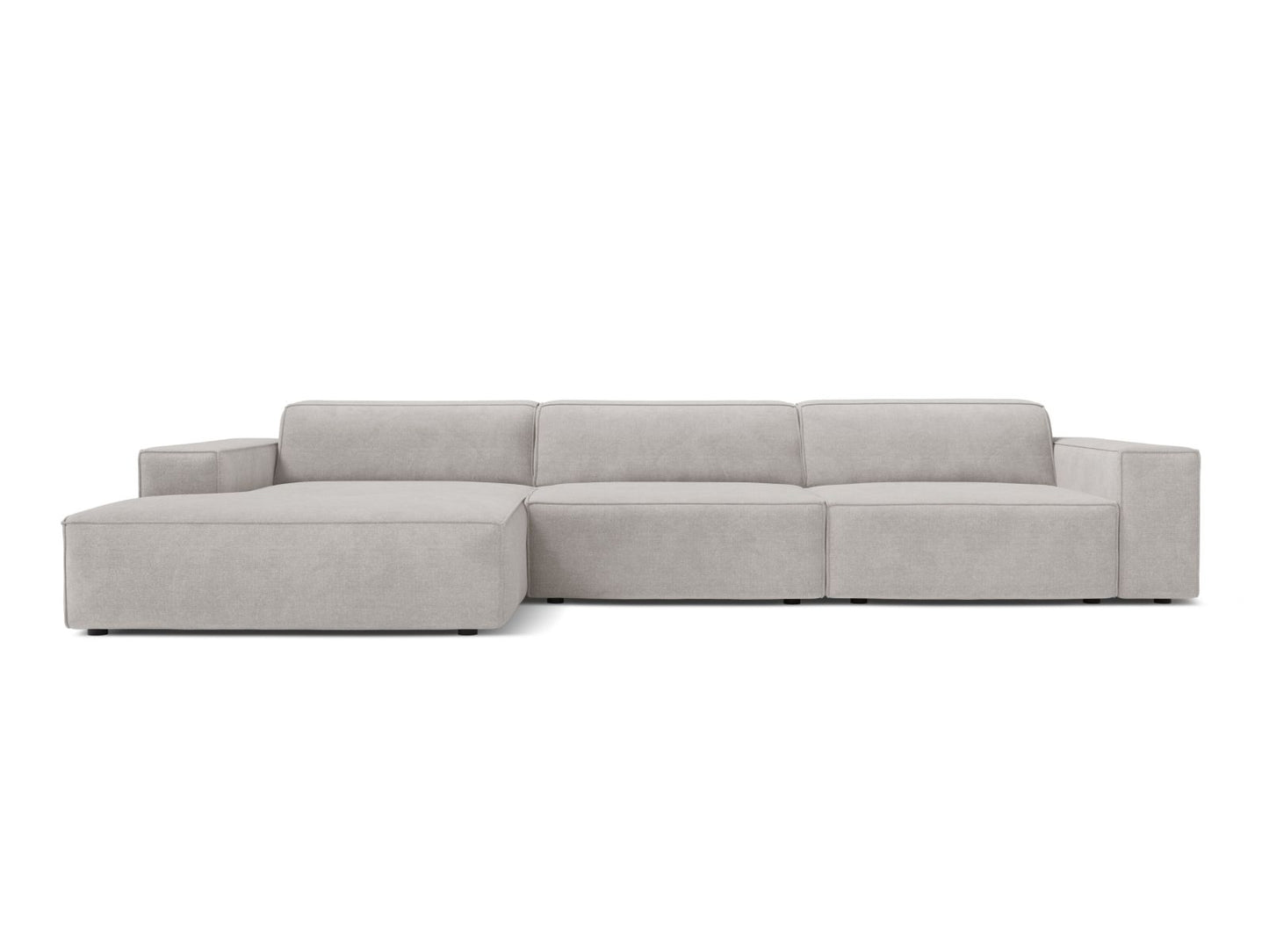 Jodie — Corner Sofa (284x162x77 cm) Light Grey (Liberty 18) Left