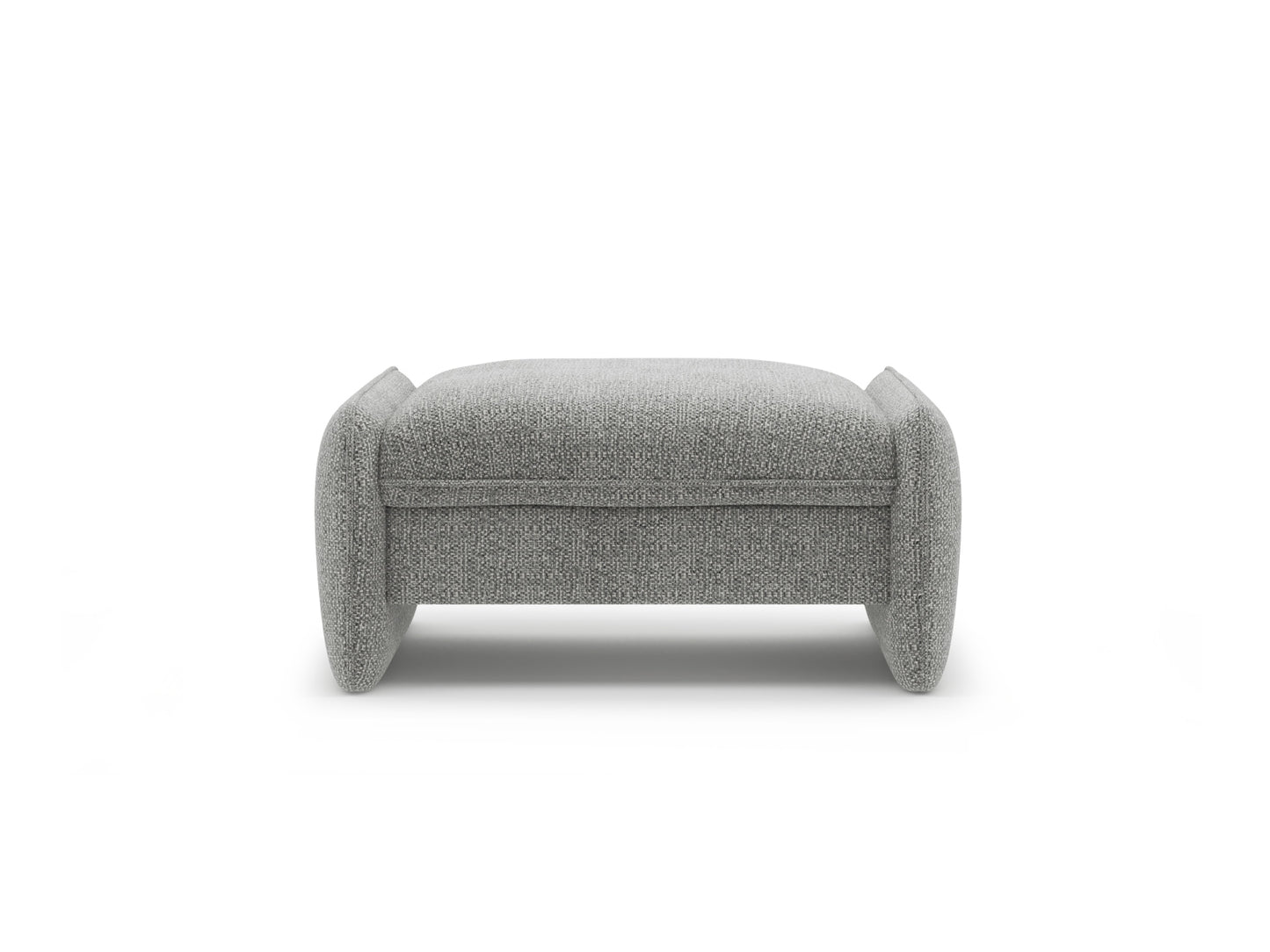Georgia — Pouf (95x70x43 cm) Grey (SILENCIO 86)