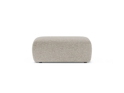 Kate — Pouf Beige Melange (Puente 06) Black Plastic