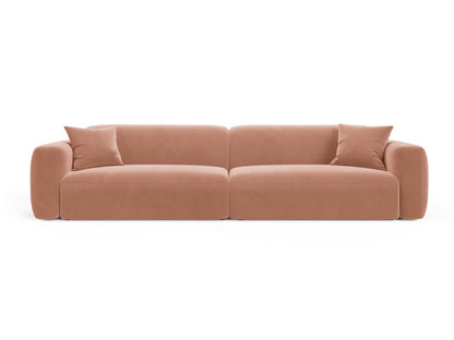 Strino — Sofa Pink (Salvador 11) Black Plastic