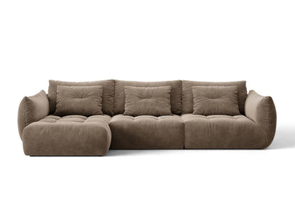 Bloom — Corner Sofa (327x152x97 cm) Light Brown (Casino Taupe) Left