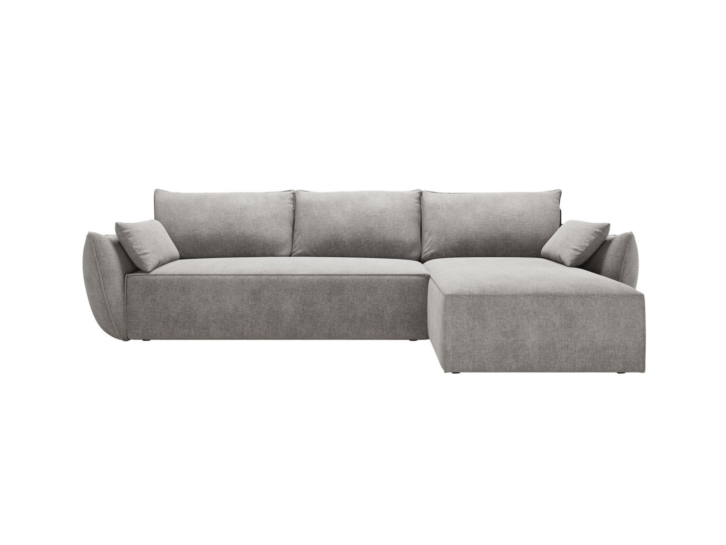 Kaelle — Corner Sofa (252x165x87 cm) Light Grey (Over The Horizon 85) Right