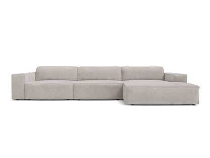 Jodie — Corner Sofa (284x162x77 cm) Light Grey (Liberty 18) Right