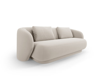 Camden — Sofa Ecru (Casino Sand) Black Plastic