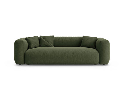 Martina — Sofa Green (Boston Forest) Black Plastic