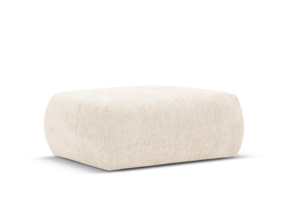 Matera — Pouf Light Beige (Haga 23) Must plastik