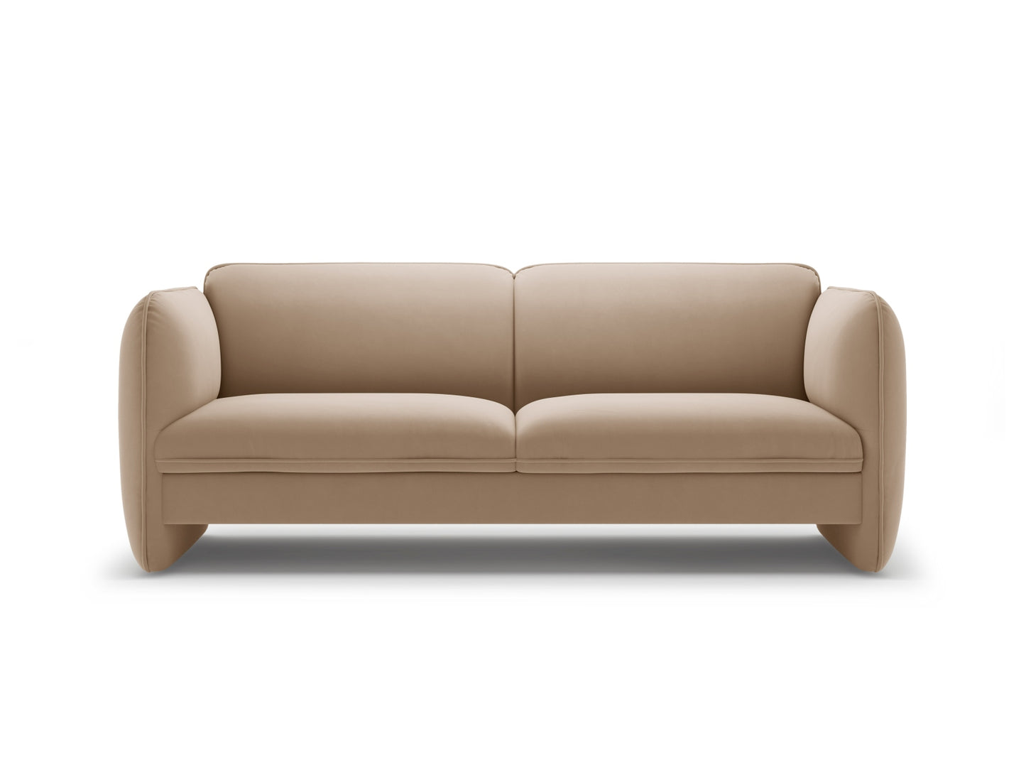 Georgia — Sofa (204x90x80 cm) Almond Beige (Magic Velvet 2282)