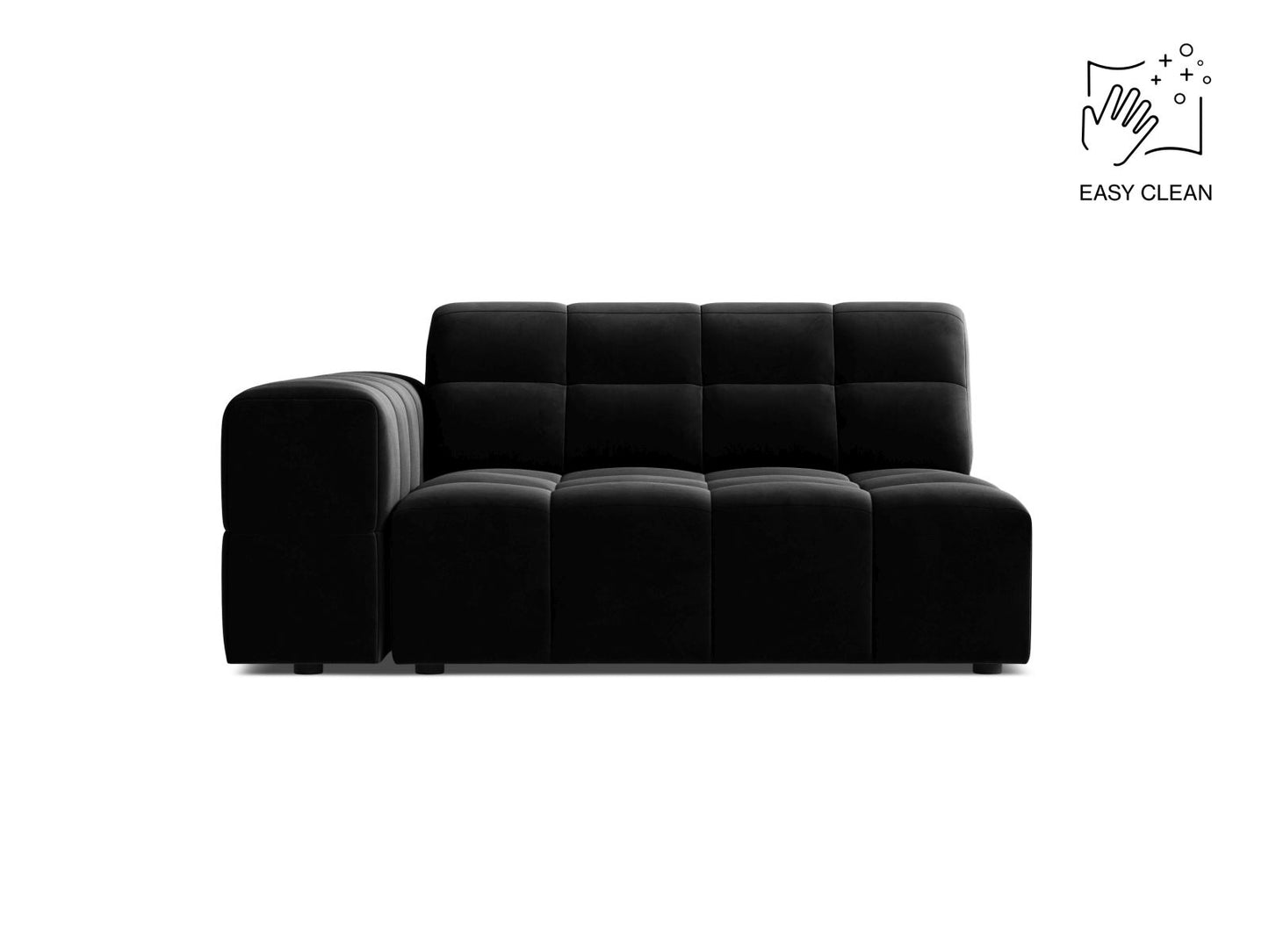 Jennifer — Modular Sofa (126x102x78 cm) Black (Venus 2923)