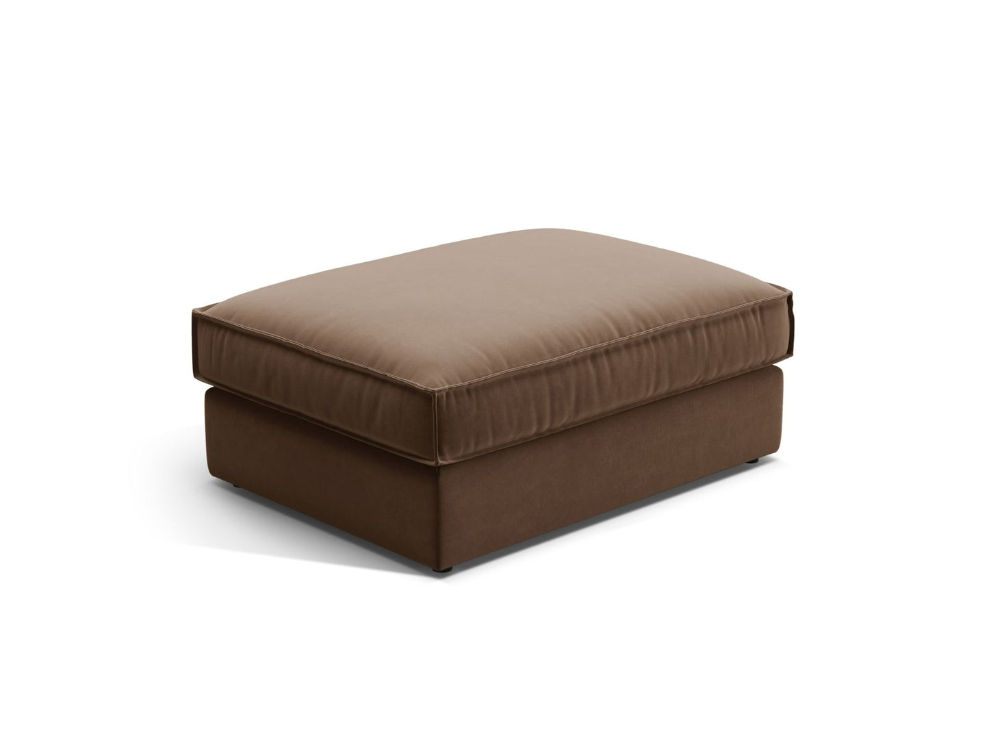 Pola — Pouf Chocolate (Salvador 4) Black Plastic