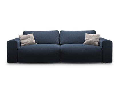 Victor — Sofa Royal Blue (Moly 79) Black Plastic