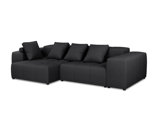 Rome — Corner Sofa Black (BABEL BLACK) Black Plastic
