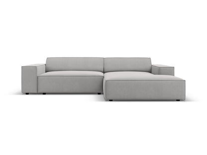 Jodie — Corner Sofa (224x162x77 cm) Light Grey (Megan 363) Right