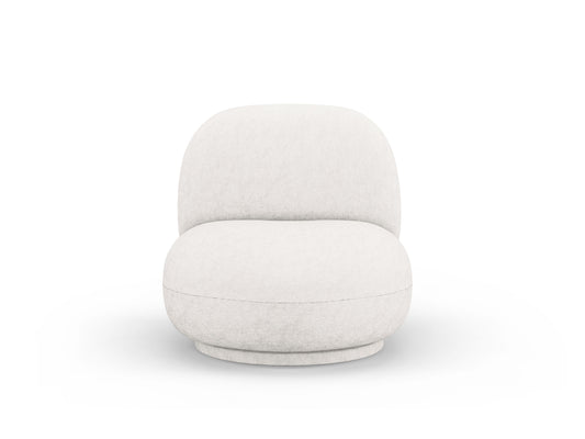 Chuck — Armchair Light Beige (Perfect Harmony 02) Black Plastic