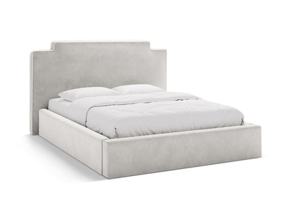 Princess — Bed (200x222x122 cm) Ivory && Light Grey (Magic Velvet 2256 && Magic Velvet 2239)
