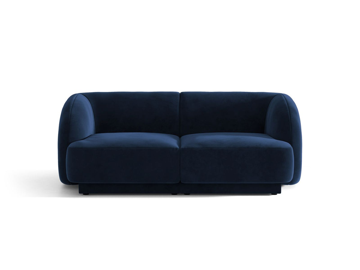 Miley — Sofa Royal Blue (Bluvel 86) Black Plastic