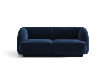 Miley — Sofa Royal Blue (Bluvel 86) Black Plastic