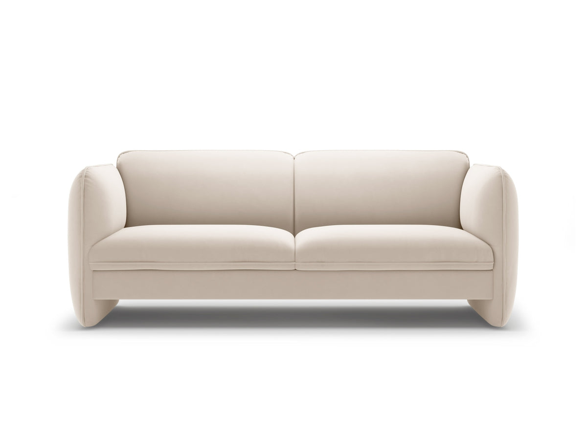 Georgia — Sofa (204x90x80 cm) Ivory (Magic Velvet 2256)