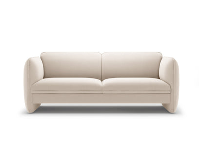 Georgia — Sofa (204x90x80 cm) Ivory (Magic Velvet 2256)