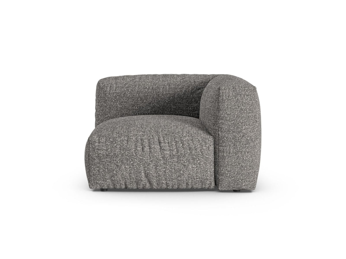 Martina — Modular Sofa Graphite (Monet Graphite) Black Plastic Unknown