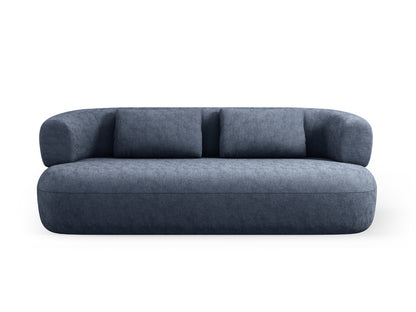 Jenny — Sofa Dark Blue (Perfect Harmony 77) Black Plastic