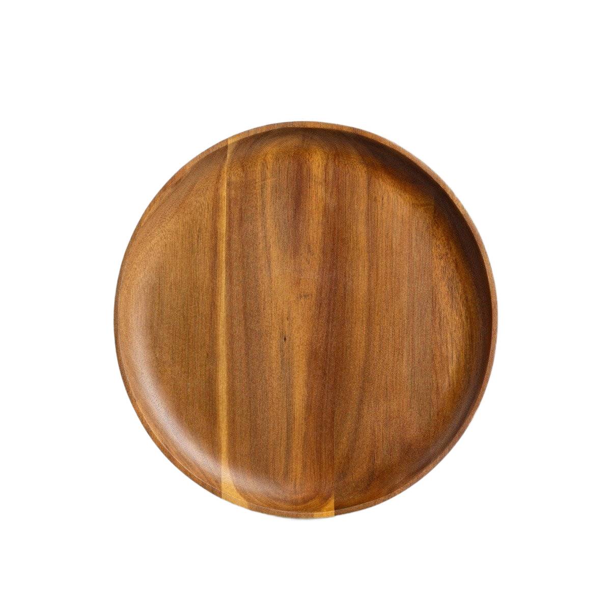 MOOKA Round Wooden Serving Platter 23 cm