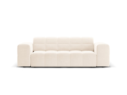 Chicago — Sofa Light Beige (Haga 23) Black Plastic