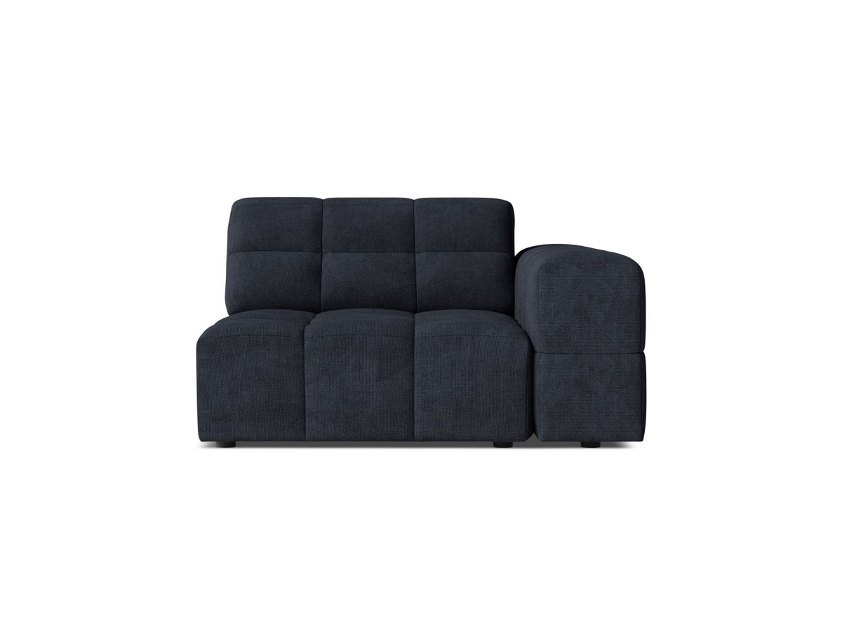 Jennifer — Modular Sofa (106x102x78 cm) Navy Blue (Eden 16 Deep Blue) Right