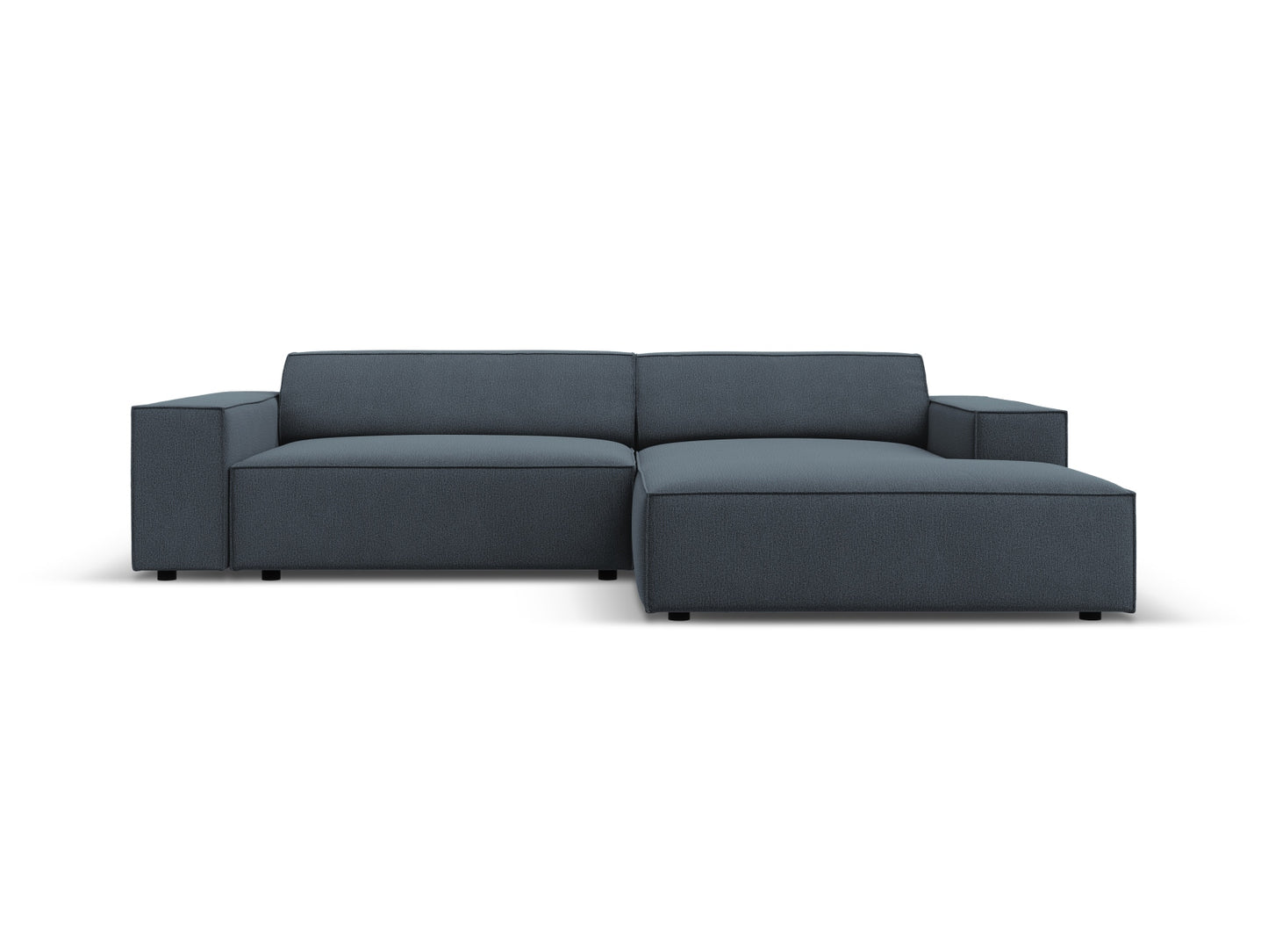 Jodie — Corner Sofa (224x162x77 cm) Blue (Megan 361) Right