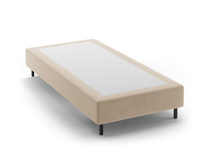 Whale — Bed Base Nude (Paris Beige) Black Metal