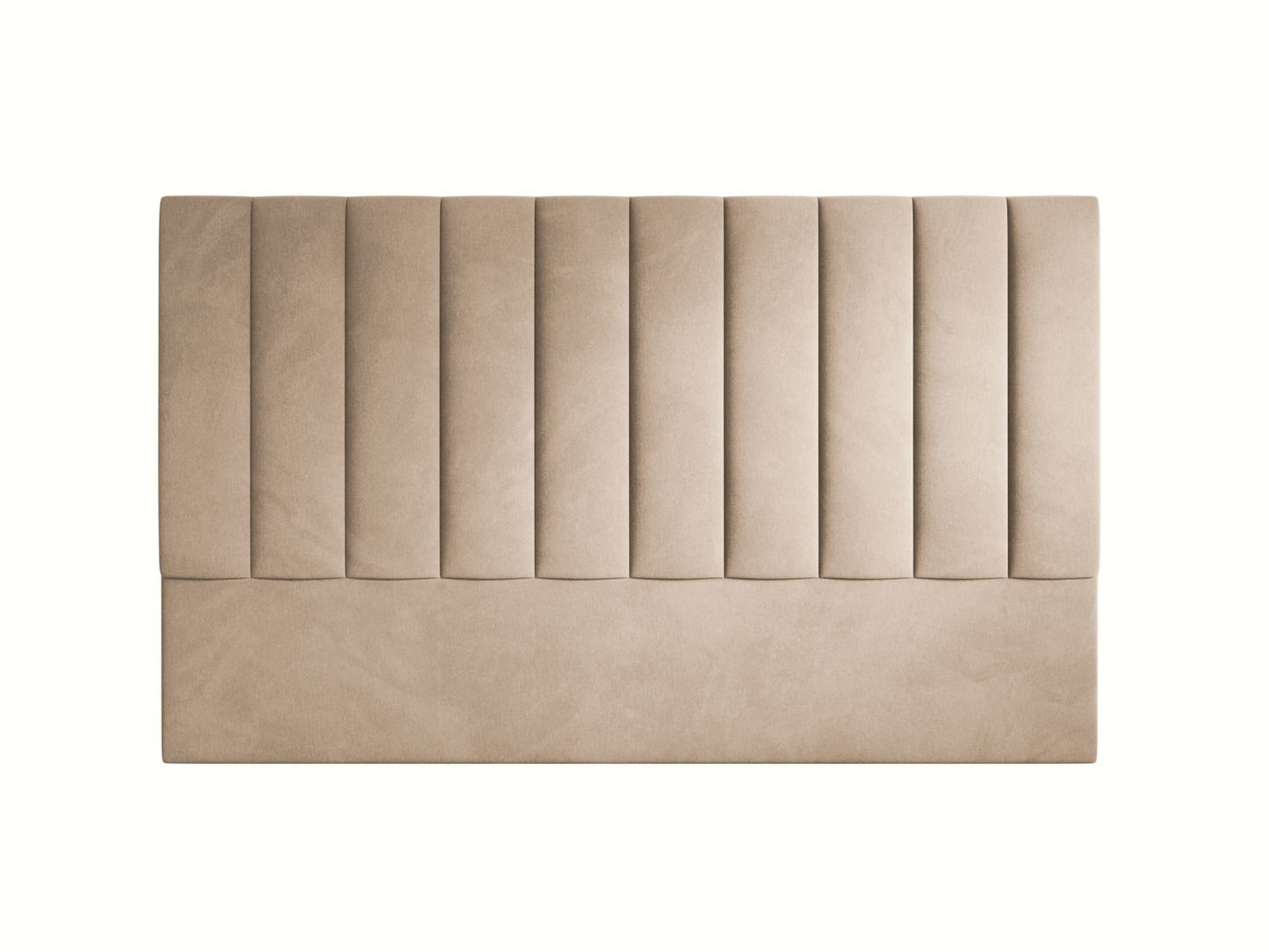 Marl — Headboard Almond Beige (Magic Velvet 2282) Black Plastic