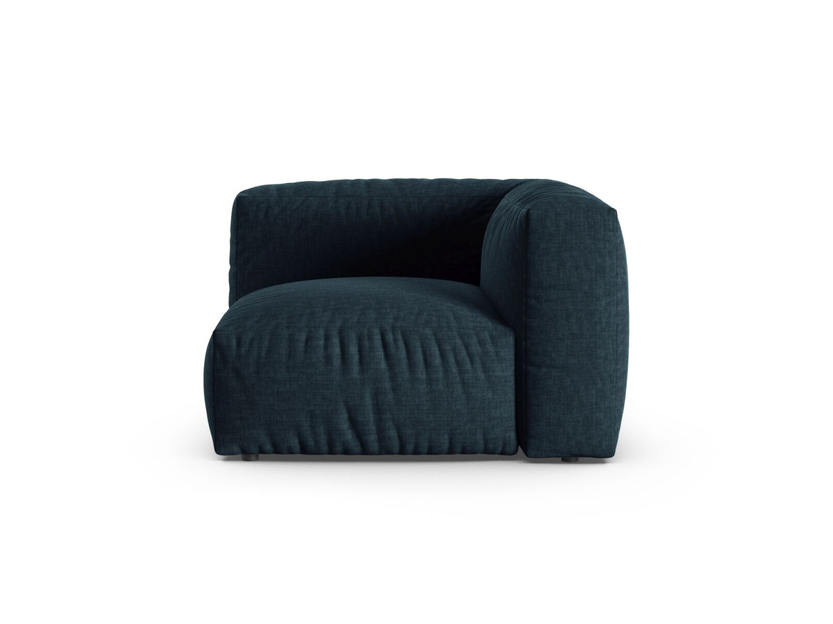 Martina — Modular Sofa Blue Jeans (Boston Ocean) Black Plastic Unknown