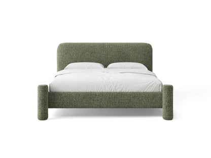 Vera — Bed (184x223x100 cm) Green (SILENCIO 34)