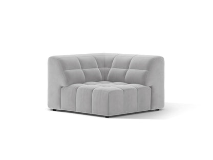 Jennifer — Modular Sofa (99x99x78 cm) Silver (Bluvel 03)