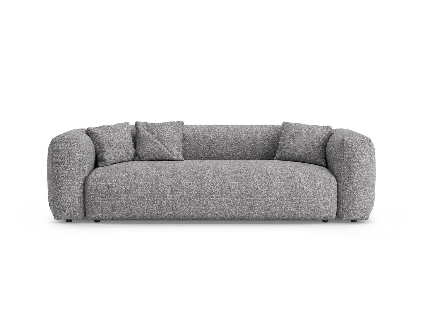 Martina — Sofa Graphite (Monet Graphite) Black Plastic