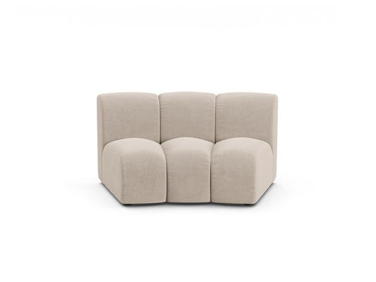 Lupine — Modular Sofa Beige (Salvador 1) Black Plastic